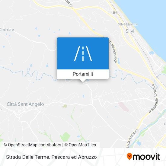 Mappa Strada Delle Terme
