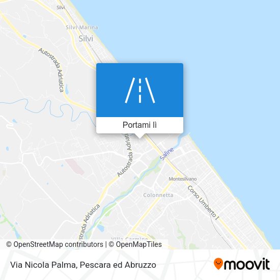 Mappa Via Nicola Palma