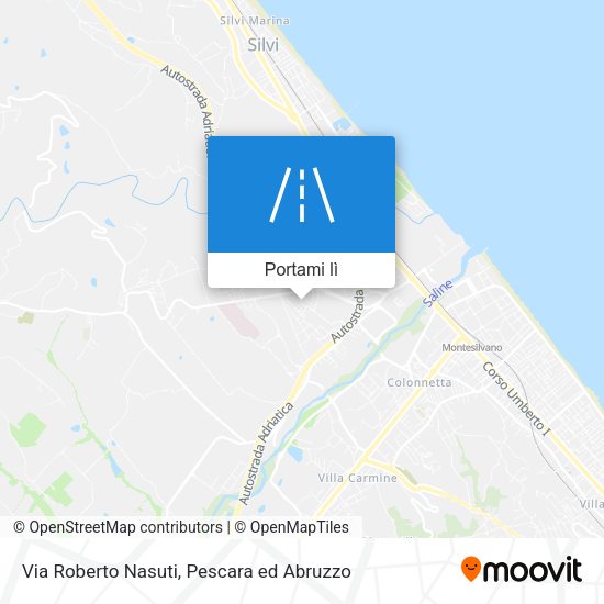 Mappa Via Roberto Nasuti