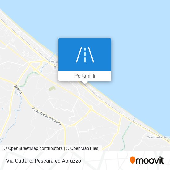Mappa Via Cattaro