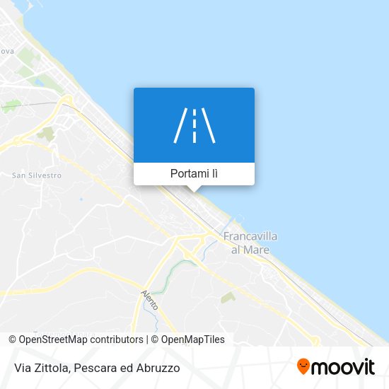 Mappa Via Zittola