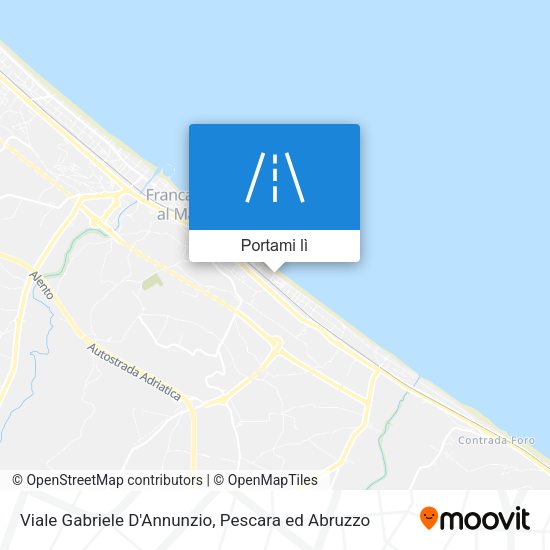 Mappa Viale Gabriele D'Annunzio