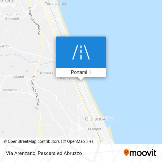 Mappa Via Arenzano