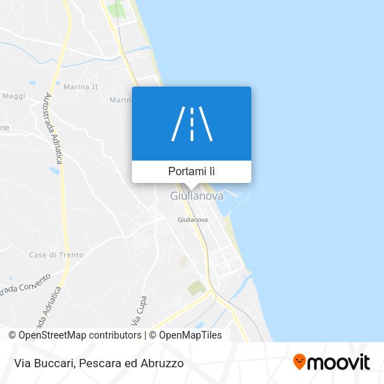 Mappa Via Buccari