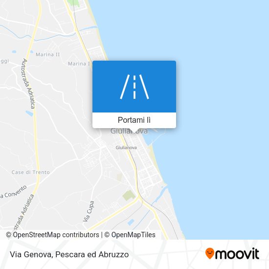 Mappa Via Genova