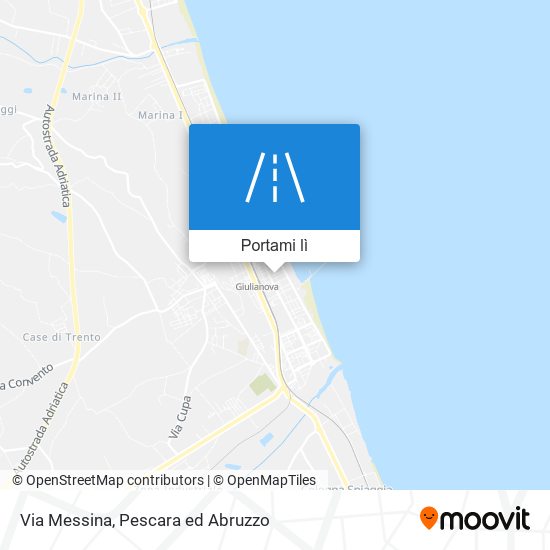 Mappa Via Messina