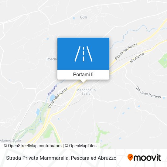 Mappa Strada Privata Mammarella