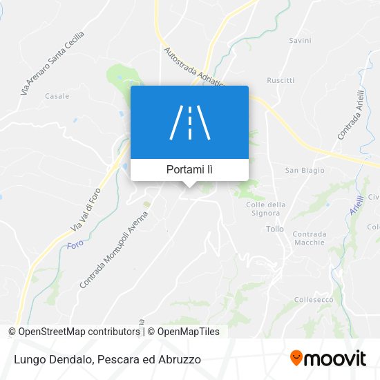 Mappa Lungo Dendalo