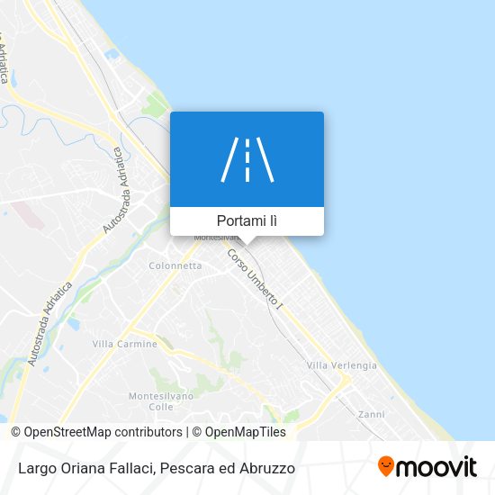 Mappa Largo Oriana Fallaci