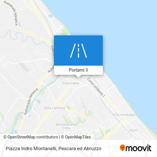 Mappa Piazza Indro Montanelli