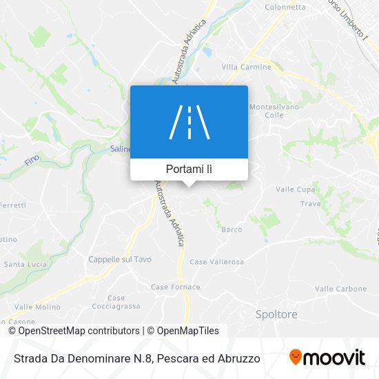 Mappa Strada Da Denominare N.8