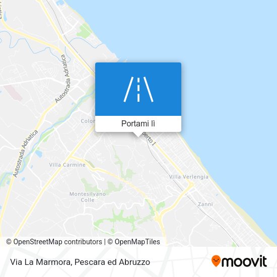 Mappa Via La Marmora