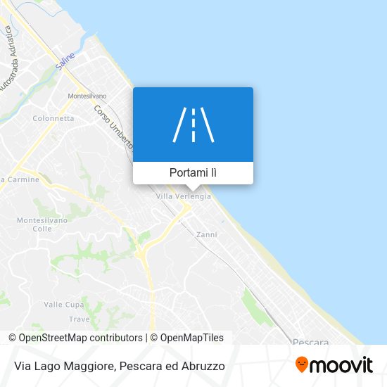 Mappa Via Lago Maggiore