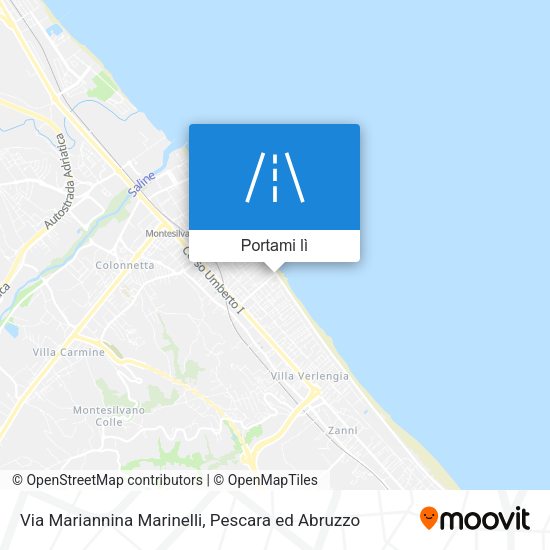 Mappa Via Mariannina Marinelli