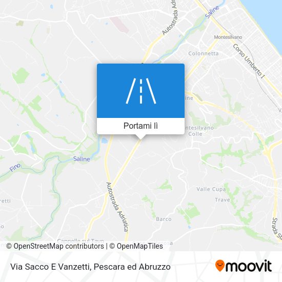 Mappa Via Sacco E Vanzetti