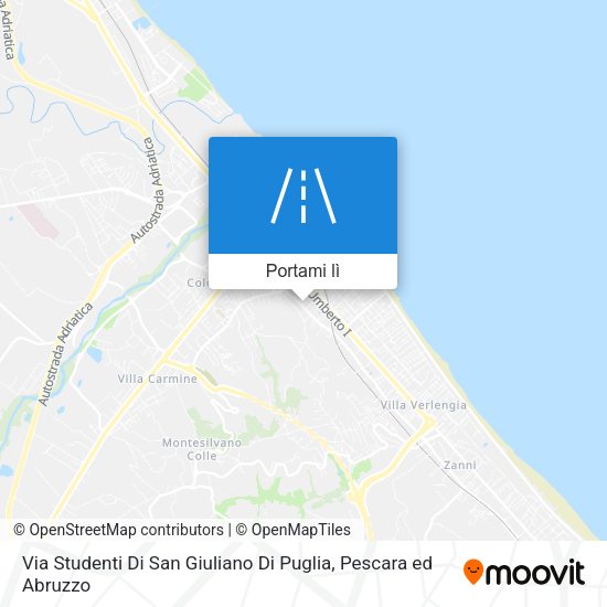 Mappa Via Studenti Di San Giuliano Di Puglia