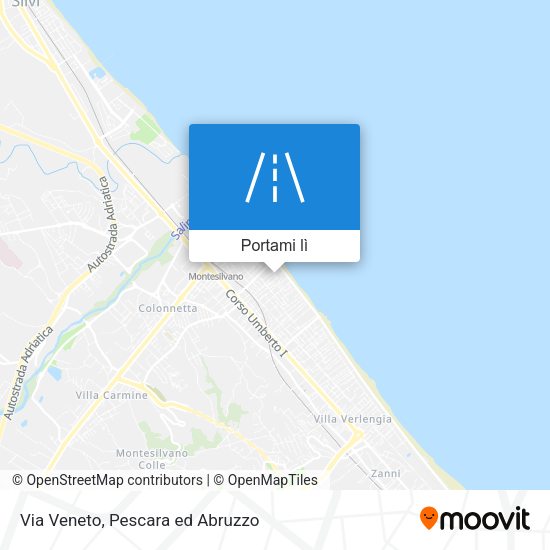 Mappa Via Veneto