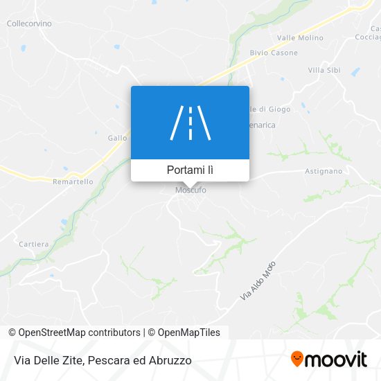 Mappa Via Delle Zite