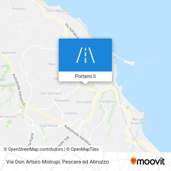 Mappa Via Don Arturo Molrupi