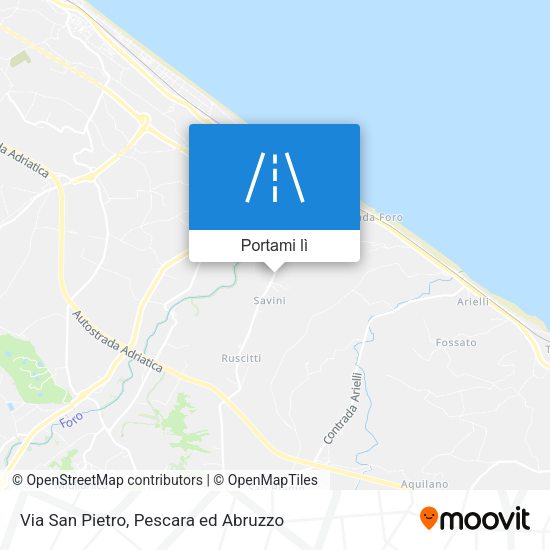 Mappa Via San Pietro