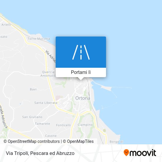 Mappa Via Tripoli