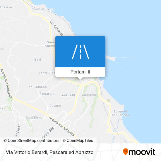 Mappa Via Vittorio Berardi