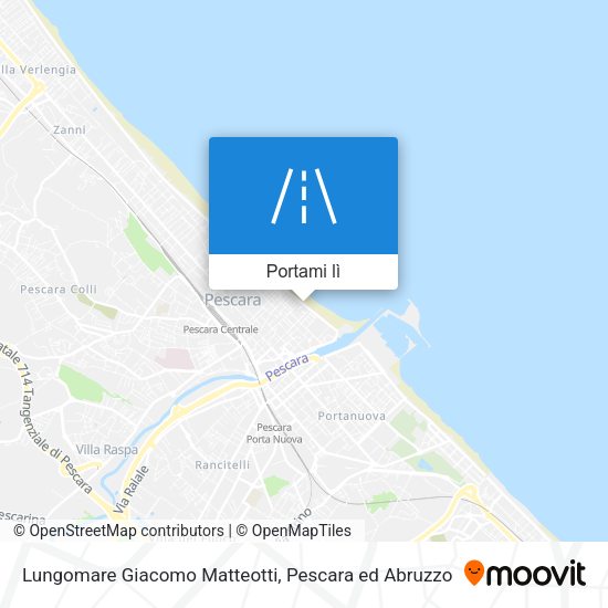 Mappa Lungomare Giacomo Matteotti