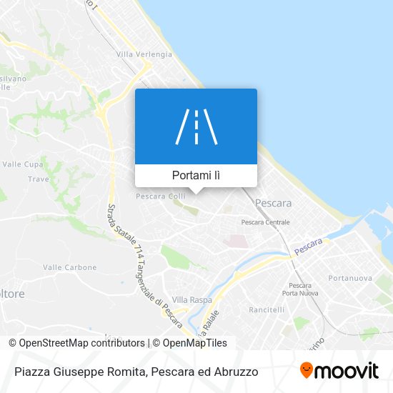 Mappa Piazza Giuseppe Romita