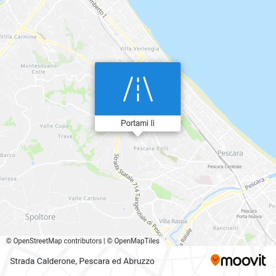 Mappa Strada Calderone