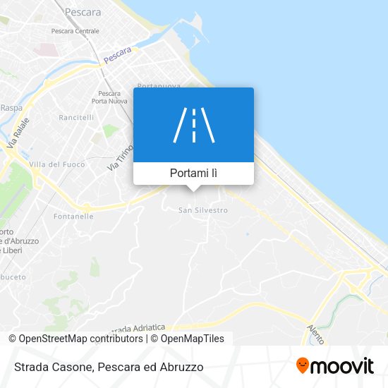 Mappa Strada Casone