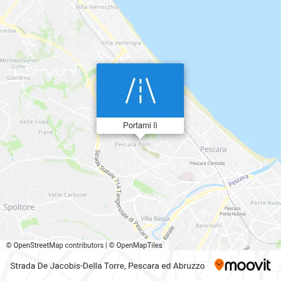Mappa Strada De Jacobis-Della Torre