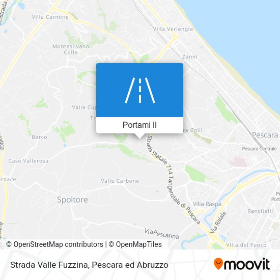 Mappa Strada Valle Fuzzina