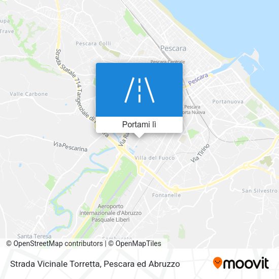 Mappa Strada Vicinale Torretta