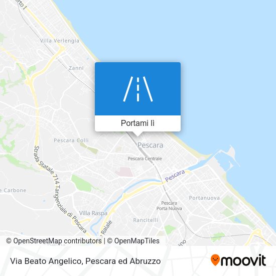Mappa Via Beato Angelico