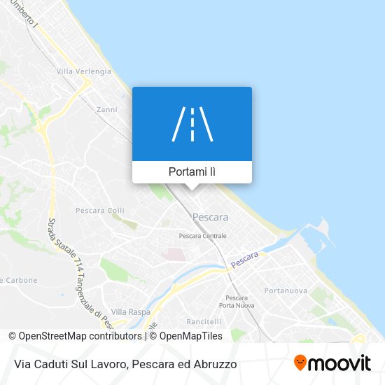 Mappa Via Caduti Sul Lavoro