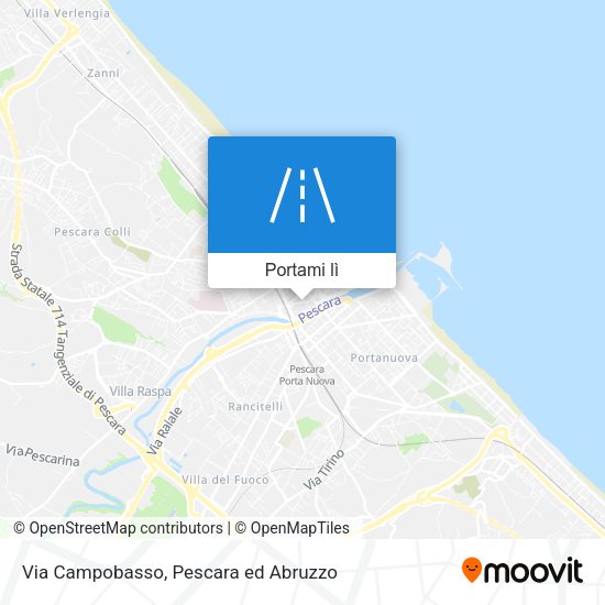 Mappa Via Campobasso