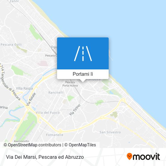 Mappa Via Dei Marsi
