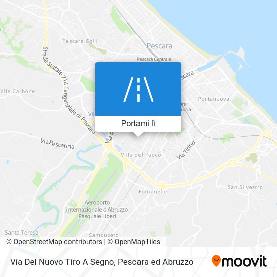 Mappa Via Del Nuovo Tiro A Segno