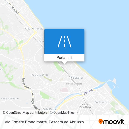 Mappa Via Ermete Brandimarte