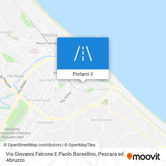 Mappa Via Giovanni Falcone E Paolo Borsellino