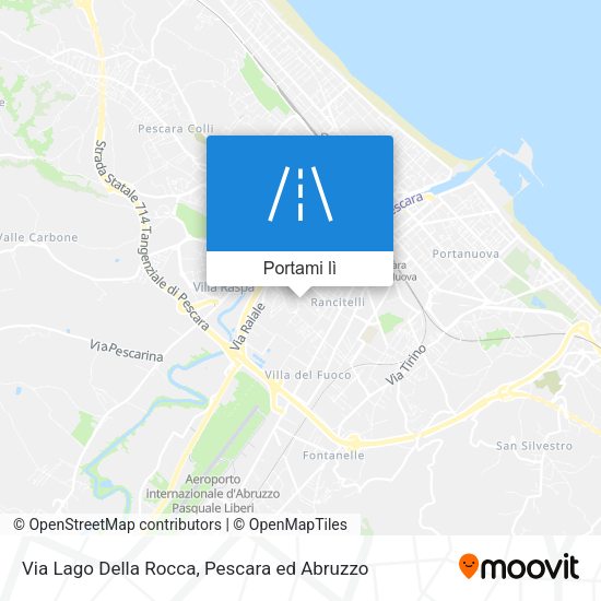 Mappa Via Lago Della Rocca