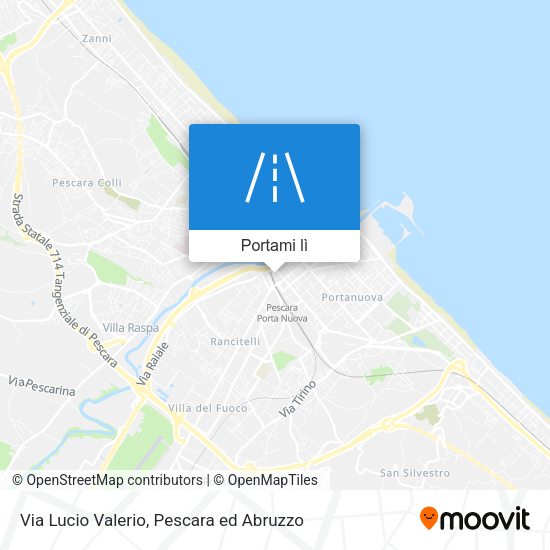 Mappa Via Lucio Valerio