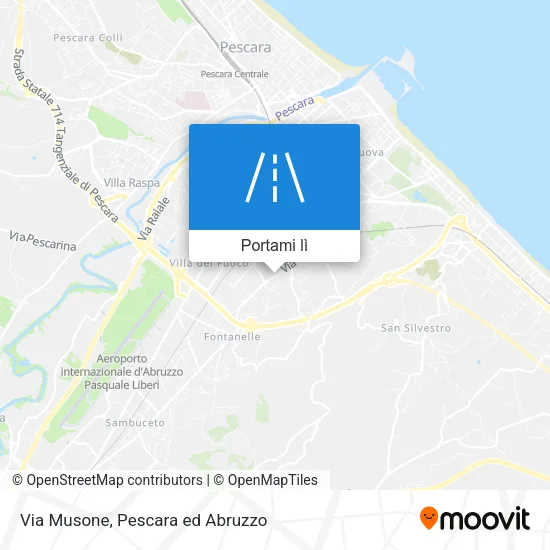 Mappa Via Musone