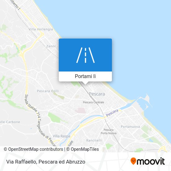 Mappa Via Raffaello