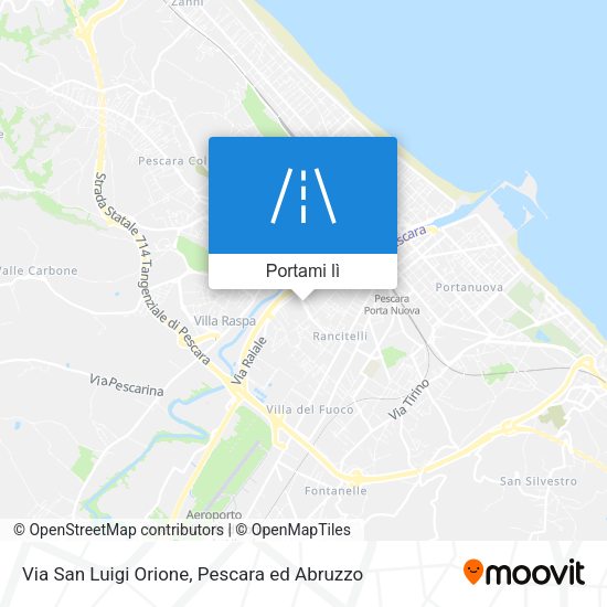 Mappa Via San Luigi Orione