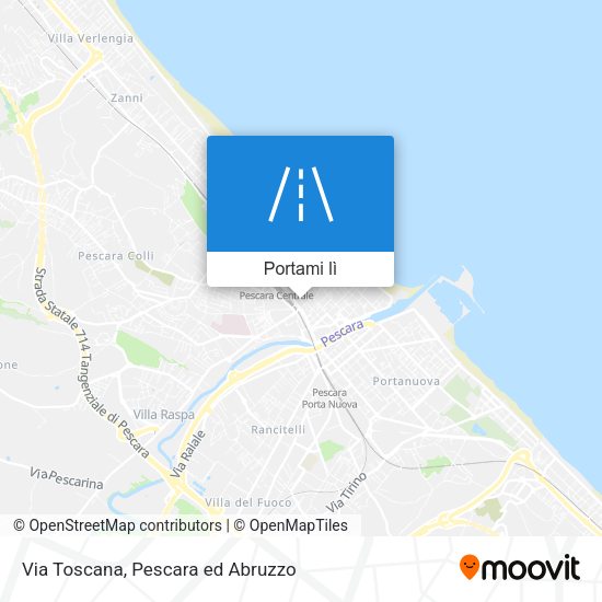 Mappa Via Toscana