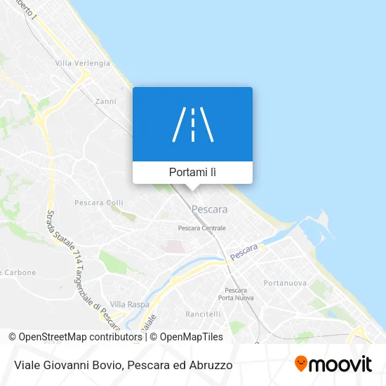 Mappa Viale Giovanni Bovio
