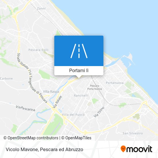 Mappa Vicolo Mavone
