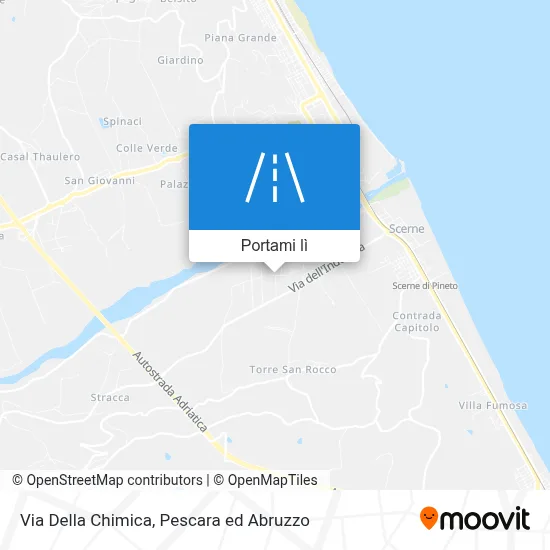 Mappa Via Della Chimica