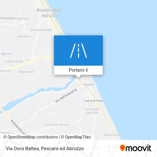 Mappa Via Dora Baltea